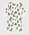 Babies' Footless Cotton Pyjamas AVALANCHE white/MULTICO