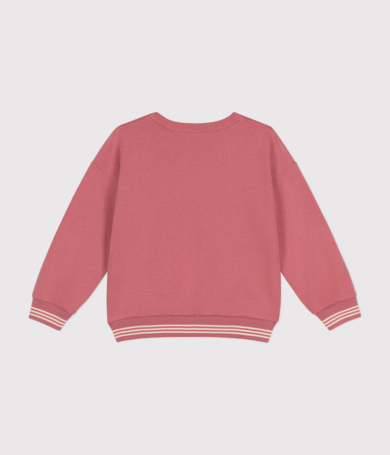 Fleece sweatshirt for girls or boys ROSEWOOD pink