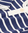 Babies' Stripy Fleece Jumpsuit CHALOUPE /MARSHMALLOW