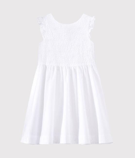 Girls' formal dress ECUME white