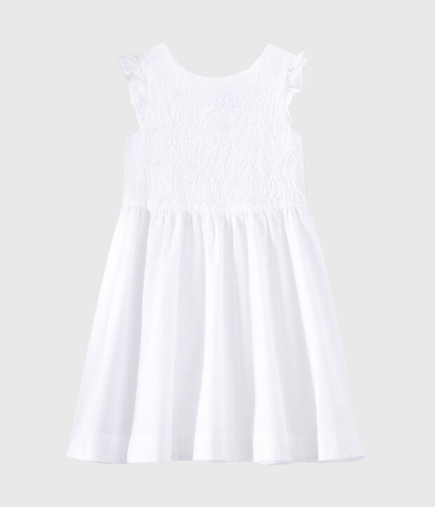 Girls' formal dress white