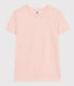 Women's Straight Round-Neck Cotton T-Shirt