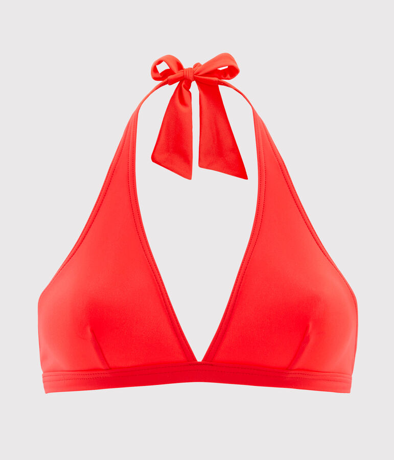 Women's plain swimsuit top pink