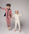 Boys' Superhero Fancy Dress Cotton Jumpsuit TERKUIT red/MARSHMALLOW white