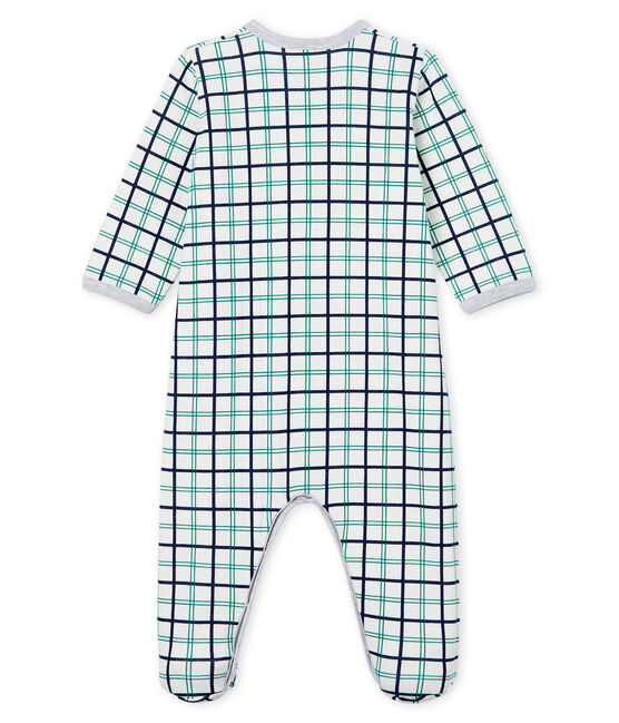 Baby Boys' Tube Knit Sleepsuit MARSHMALLOW white/MULTICO white