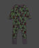 Babies' Glow-In-The-Dark Cotton Sleepsuit with Detachable Feet MARSHMALLOW white/MULTICO white