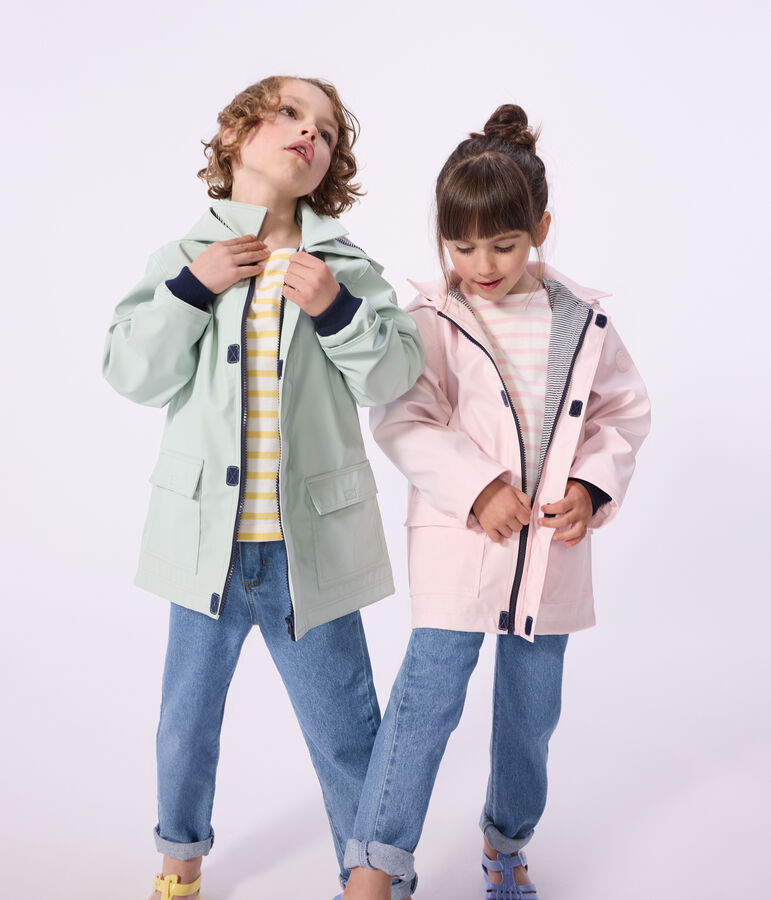 Children's iconic raincoat pink