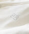 Newborn baby's long sleeved bodysuit MARSHMALLOW white