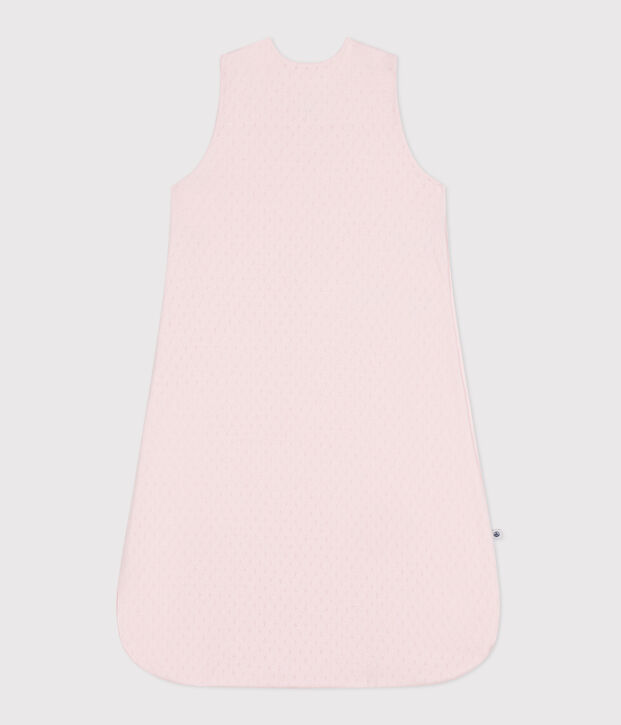 Baby sleeping bag in plain cotton TOG 0.5 FLEUR