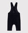 Babies' corduroy dungarees SMOKING blue