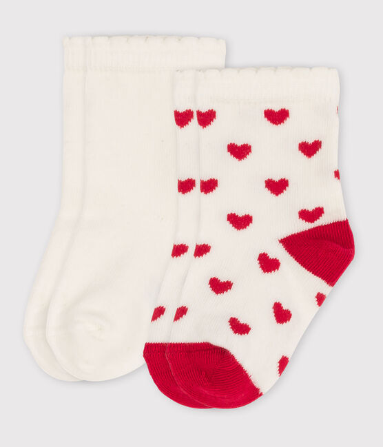 Babies' Heart Patterned Socks - 2-Pack variante 1