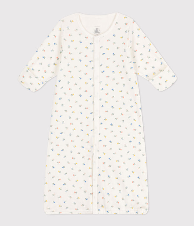 Cotton Jumpsuit/Sleeping Bag white/multicolor