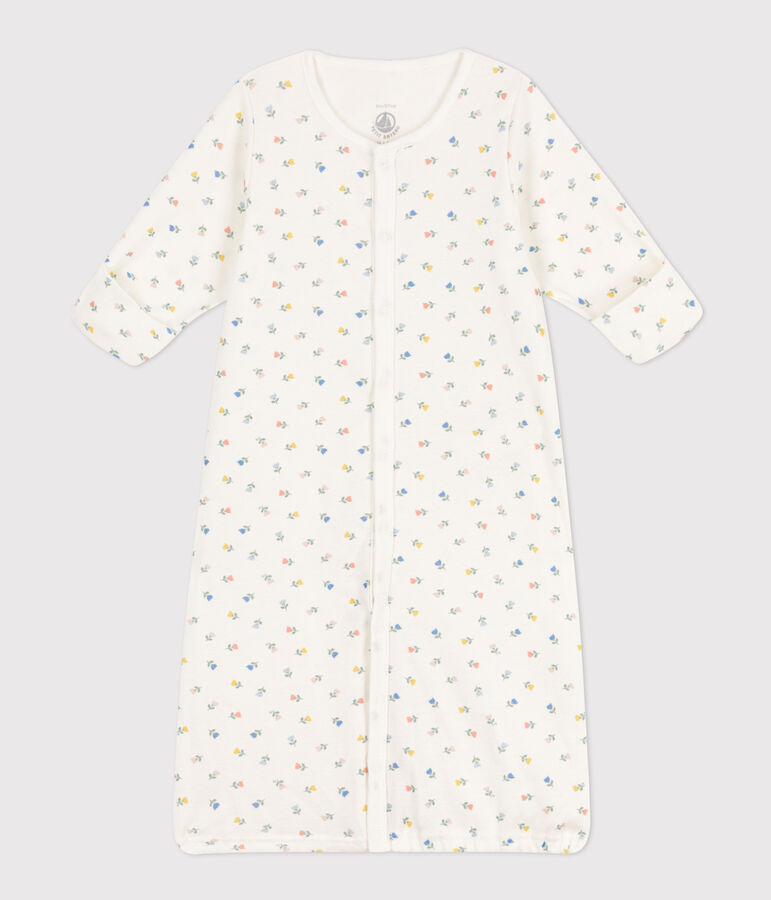 Cotton Jumpsuit/Sleeping Bag white/multicolor
