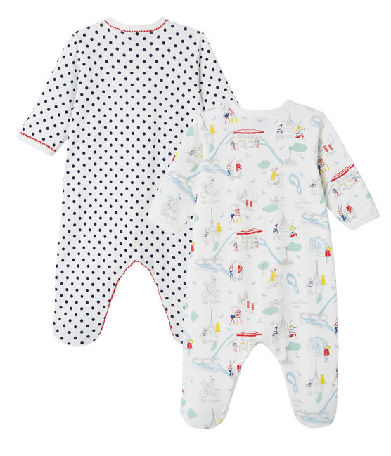 Baby girl's sleepsuit duo variante 1