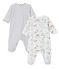 Baby girl's sleepsuit duo variante 1