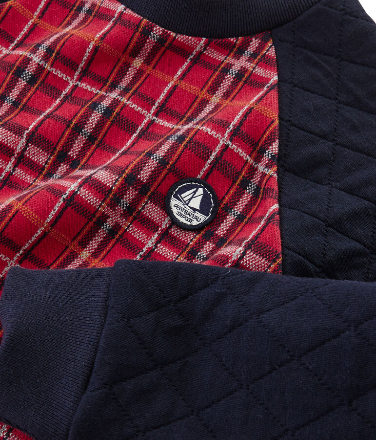 Boy's Sweatshirt red/blue/grey