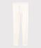 Girls' Lycra Jersey Leggings MARSHMALLOW white