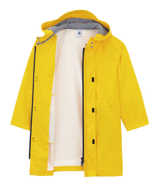 Unisex Long Child's Raincoat JAUNE yellow