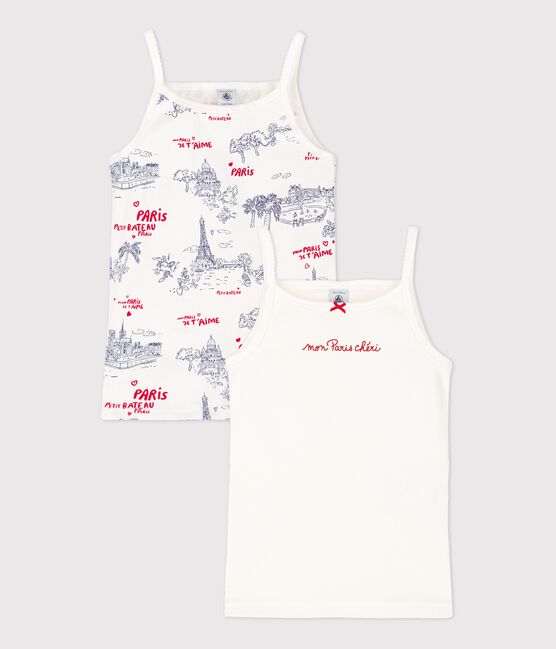 Girls' Cotton Vests - 2-Pack variante 1