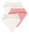 Baby Girls' Rib Knit Bibs - 3-Piece Set variante 1