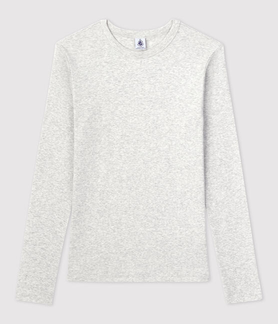 Women's Iconic Cotton Round Neck T-Shirt BELUGA CHINE grey