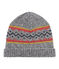 Boy's wool blend cap SUBWAY grey/MULTICO white