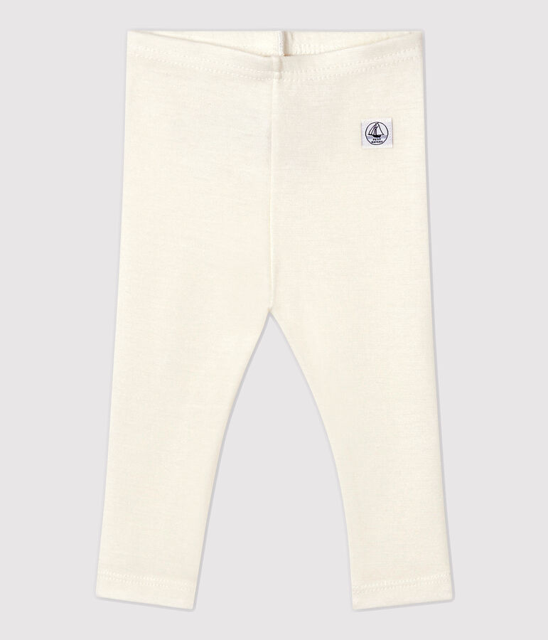 Wool and cotton babies' underwear white