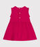 Babies' Sleeveless Linen Dress DELHI pink