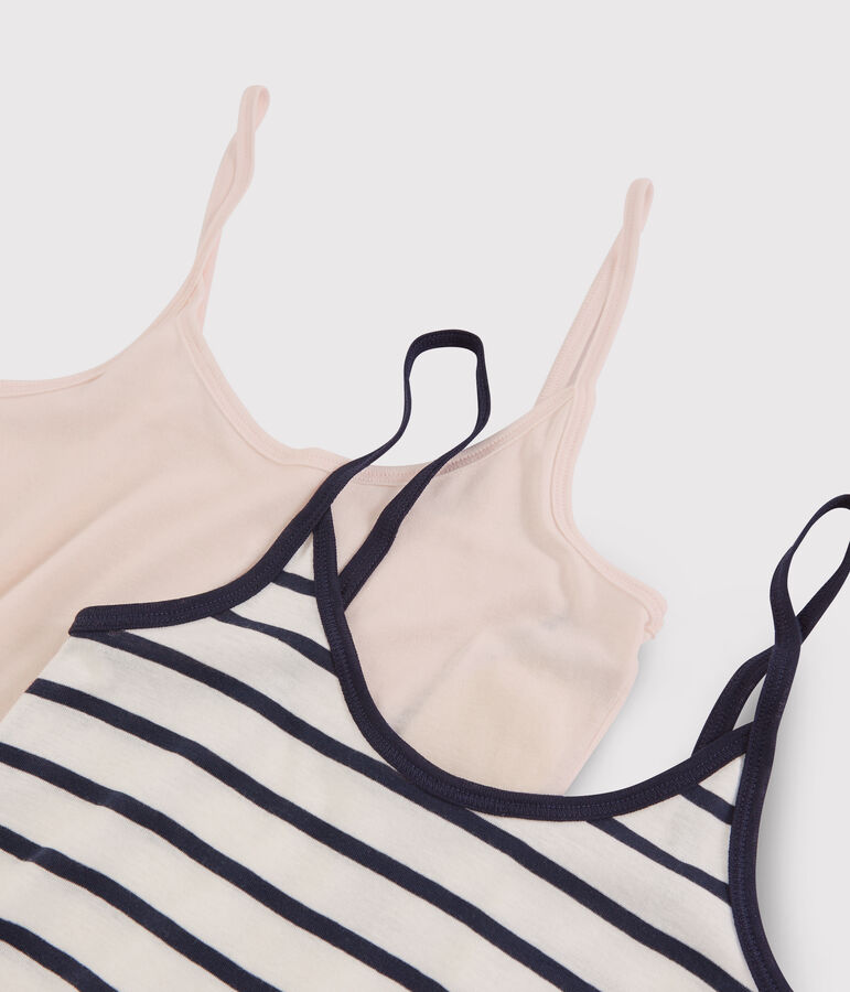 Women's strappy top - Set of 2 multicolor