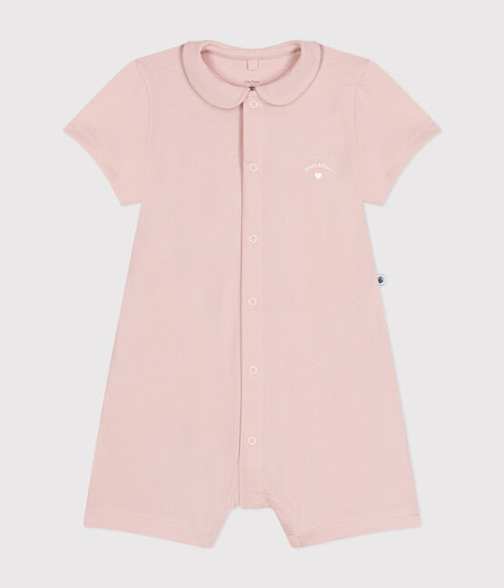 Babies' Lightweight Jersey Playsuit SALINE pink
