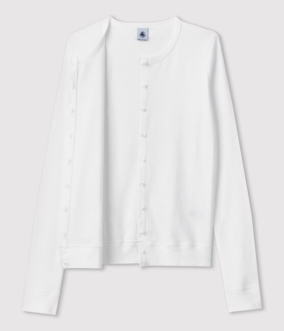 Women's Iconic Cardigan ECUME white