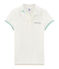 Girls' Short-sleeved Polo Shirt MARSHMALLOW white