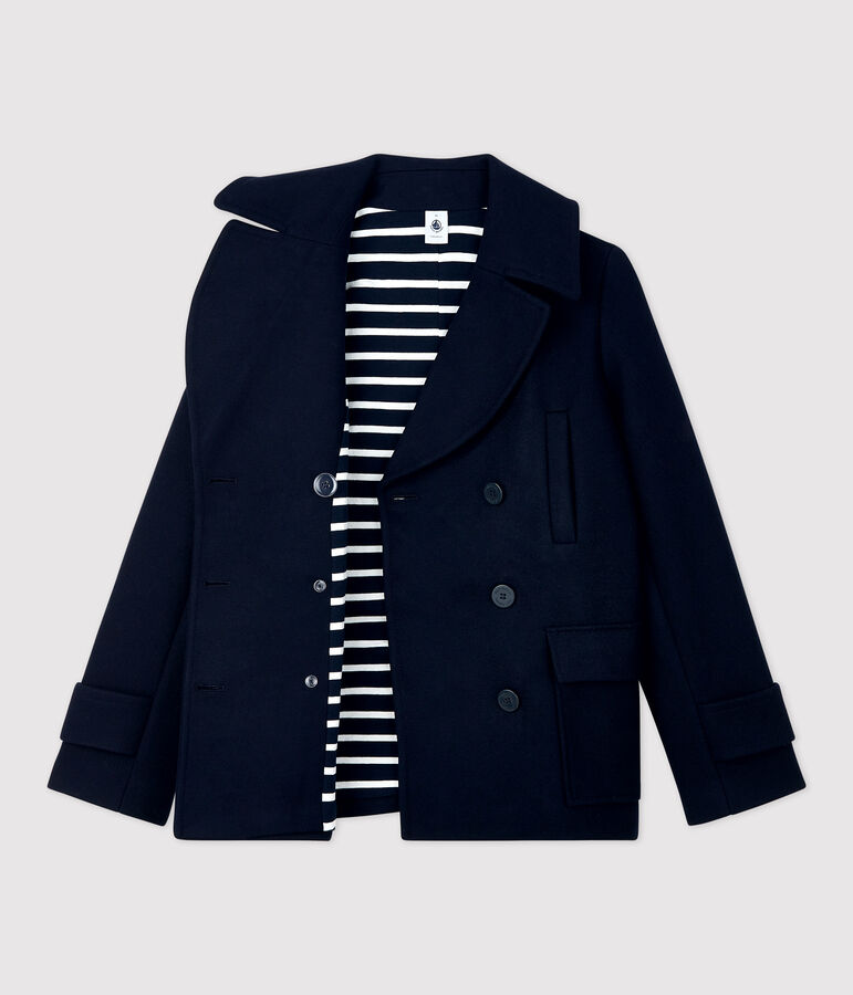 Women's Wool Peacoat blue