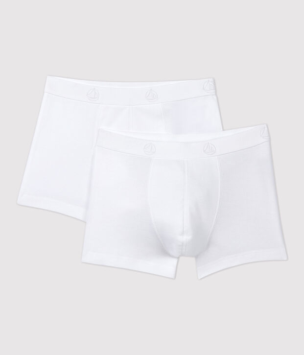 Boys' White Boxer Shorts - 2-Pack multicolor