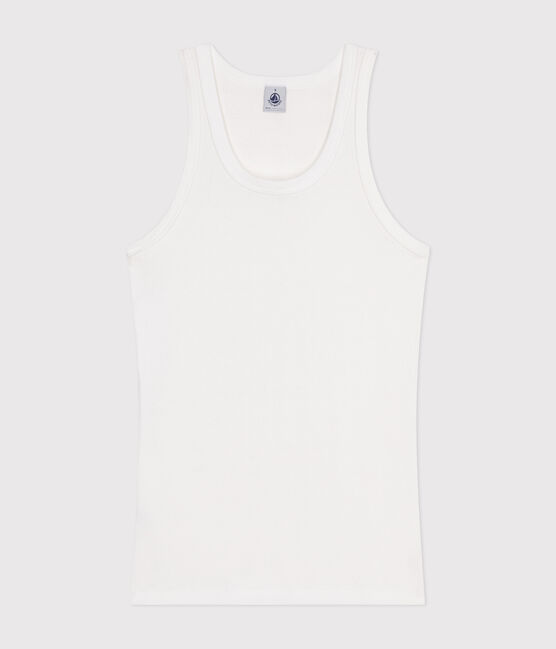 Women's Iconic cotton tank top ECUME white
