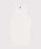 Women's Iconic cotton tank top ECUME white