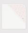 Babies' square cotton bath wrap pink/multicolor