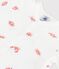 Babies' Little Crab Themed Cotton Playsuit MARSHMALLOW white/MULTICO white