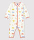 Babies' Paris Themed Footless Cotton Sleepsuit
