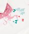 Children's dragon design cotton pyjamas. pink/white