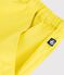 Children's plain cotton shorts yellow