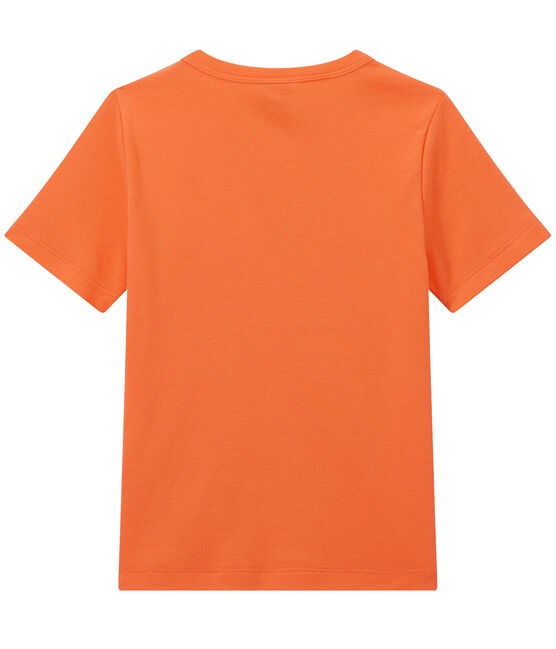 Boy's T-shirt with breast pocket ORIENT orange
