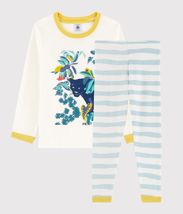 Boys' Ribbed Pyjamas - 2-Piece Set multicolor