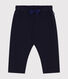 Babies' quilted tube knit trousers