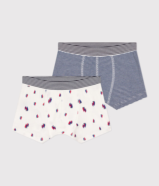 Children's cotton boxers - 2-pack multicolor