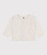 Babies' Quilted Tube Knit Cardigan