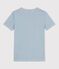 Women's Iconic Organic Cotton Round Neck T-Shirt ROVER blue/MARSHMALLOW white