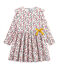 Girls' Print Dress MARSHMALLOW white/MULTICO white