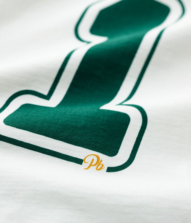 Boys' Long-Sleeved Cotton T-Shirt white