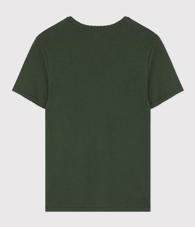 Women's Iconic Cocotte Stitch Cotton T-Shirt green